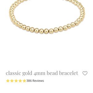 Elegant Gold filled 4mm E Newton Bead Bracelet “Extends”❤️
